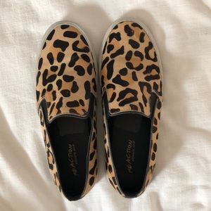 cheetah print slip ons shoes